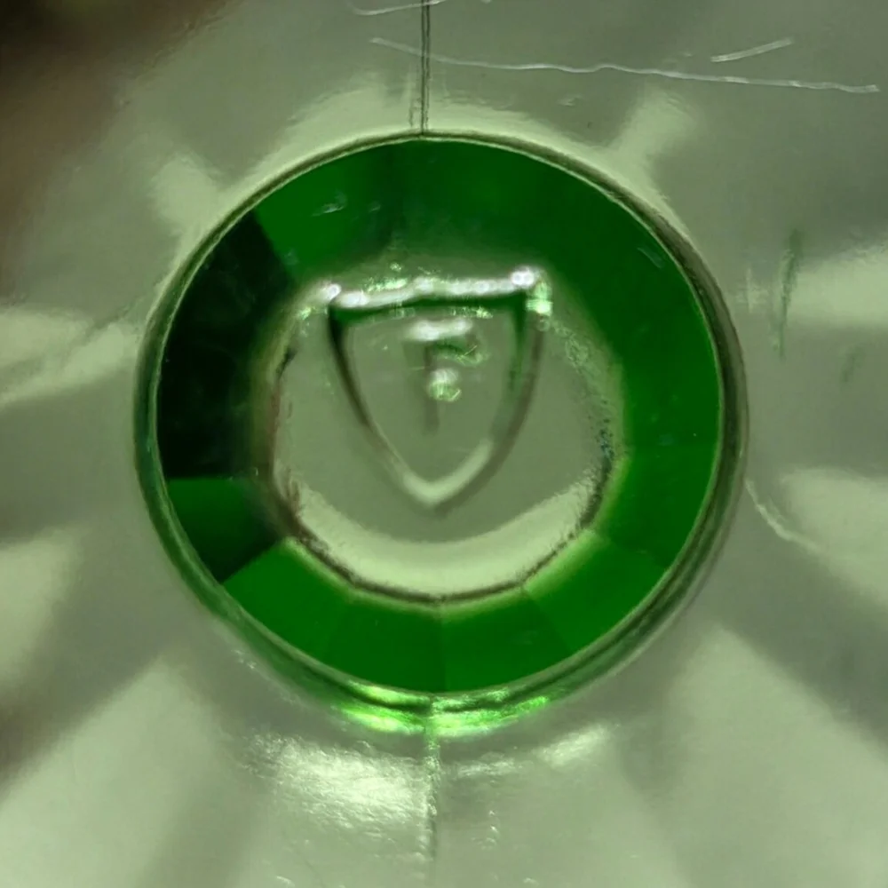 federal glass vintage green